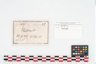 Etikett zu Keramikgefäß (NHMW-PRAE-002237a)